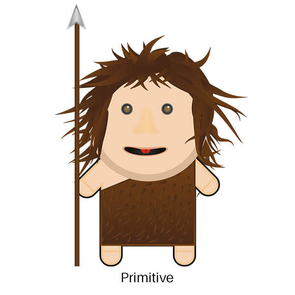 Primitive Character Illustration using Adobe Illustrator