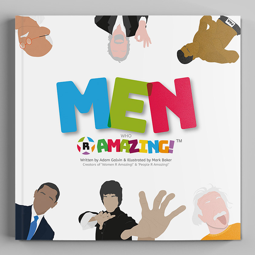 Men R-Amazing! Illustrations using Adobe Illustrator